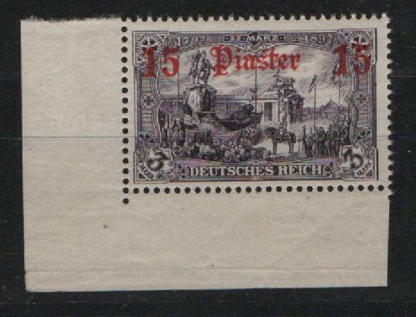 DAP Türkei, 1905, Mi.- Nr.: 34 mit ER, **! Selten!