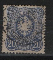 DAP Türkei, ca. 1875- 80, Mi.- Nr.: V 34, gestempelt. Bedarfserhaltung! Selten!