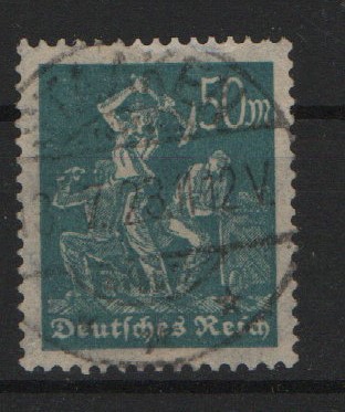 DR, Infla, 1922, Mi.- Nr.: 245, gestempelt, geprüft Infla / Peschl BPP! Selten! Luxusstück!