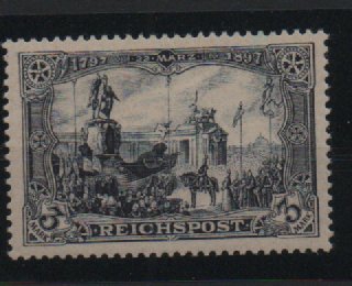 DR, Germania- Reichspost, Mi.- Nr.: 65, Type I, *, akt. FA Kroschel VP / VPEX; e+e! Luxusstück! Selten!