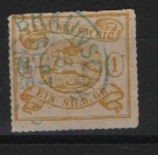 Braunschweig, ca. 1864, Mi.- Nr.: 14 A, gestempelt, geprüft Lange BPP! Kabinettstück!