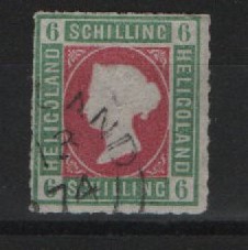 Helgoland, ca. 1867, Mi.- Nr.: 4, gestempelt ,  signiert + tiefgeprüft Lemberger BPP! Gutes Kabinett- Prachtstück! Selten!