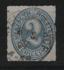 AD, S.- H. und Lauenbg., Holstein, 1865- 66, Mi.- Nr.: 24, gestempelt, tiefgeprüft Möller BPP! Prachtstück! Selten!