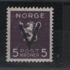 Norwegen, 1941, Mi.- Nr.: 256, **, signiert / geprüft