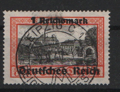III. Reich, 1939, Mi.- Nr.: 728 mit PF I, gestempelt mit Sonderstempel! Sehr selten!