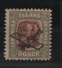 Island, 1928, Mi.- Nr.: 128, */ ungebraucht