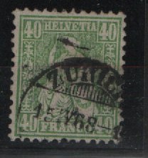 Schweiz, 1862, Mi.- Nr.: 26, gestempelt