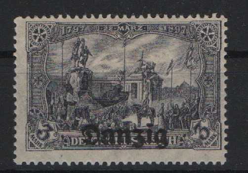 Danzig, 1920, Mi.- Nr.: 13 b, *, geprüft Soecknick BPP!