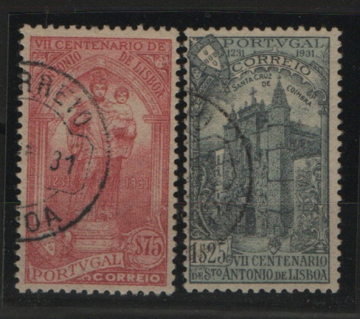 Portugal, 1931, Mi.- Nrn.: 556- 557, gestempelt