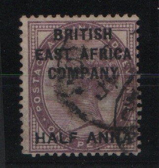 (GB) British- Ostafrika- Company, Mi.- Nr.: 1, gestempelt! Selten!