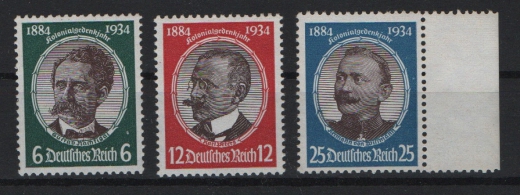III. Reich, 1934, Mi.- Nr.: 541- 543, Kurz- Satz, **,