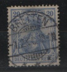 DR, Germania o. WZ., 1906, Mi.- Nr.: 72 c, gestempelt! FA Jäschke- L. BPP! Gute Bedarfserhaltung! Sehr selten!