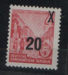 DDR, 1954, Mi.- Nr.: 439 a II g XI, die legendäre Urdruckmarke! **! FA Paul BPP: e+e! Luxusstück! Sehr selten!