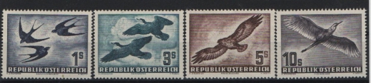 Österreich, 1953, Mi.- Nrn.: 984- 987, **, selten!