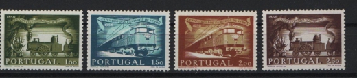 Portugal, 1956, Mi.- Nr.: 850- 853, Eisenbahn, **