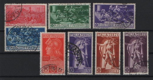 Italien, 1930, Mi.- Nrn.: 337- 344, gestempelt