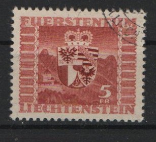 Lichtenstein, 1947, Mi.- Nr.: 252, gestempelt