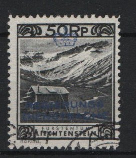 Lichtenstein, 1932, Dienstmarken Mi.- Nr.: D 6 B , gestempelt, selten!