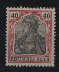 DR, Germania o. Wz., 1902, Mi.- Nr.: 75, **, Qualitätsstück! Selten!