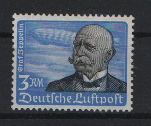 III. Reich, 1934, Mi.- Nr.: 539 y, (waager. Gummiriffelung)! **! Qualitätsstück! Selten!