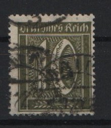 DR, Infla, 1922, Mi.- Nr.: 178, gestempelt, tiefgeprüft Gädicke BPP / Infla Berlin! Gutes Bedarfsstück! Selten!