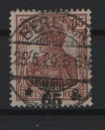 DR, Infla, 1920, Mi.- Nr.: 103 c, gestempelt, tiefgeprüft Dr. Hochstätter BPP! Selten!