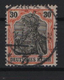 DR, Germania Friedensdruck, 1913, Mi.- Nr.: 89 I y, gestempelt, tiefstgeprüft Gotw. Zenker BPP! Selten!