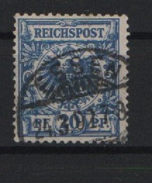 Krone / Adler, 1892, Mi.- Nr.: 48 c, gestempelt, doppelt tiefgeprüft Wiegand BPP! Sehr selten!