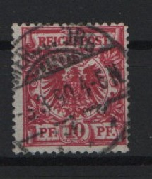 DR, Krone / Adler, 1890, Mi.- Nr.: 47 aa, gestempelt, tiefstgeprüft Gotw. Zenker BPP! Selten!