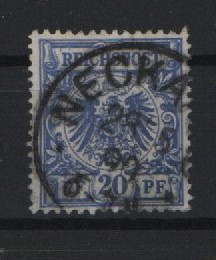 DR, Krone / Adler, 1890, Mi.- Nr.: 48 aa, gestempelt, doppelt tiefstgeprüft Zenker BPP! Selten!