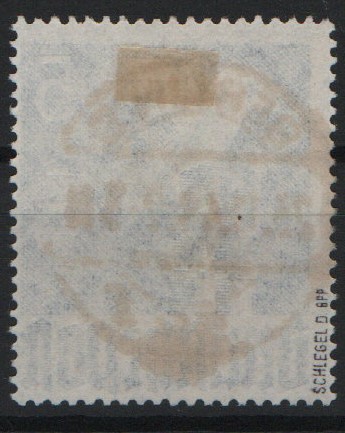 Berlin, 1948, Mi.- Nr.: 20, 5 Mk. Schwarz- Aufdruck, gestempelt! Tiefstgeprüft Schlegel BPP! Luxusstück! Selten!