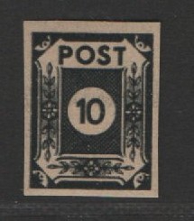 Ostsachsen, 1946, Mi.- Nr.: 52 bx, **, signiert / geprüft Busch! Prachtstück! Selten!