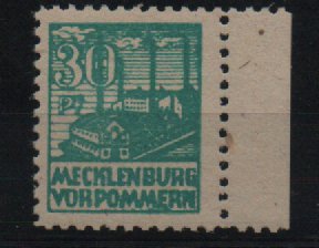 SBZ- MVP, 1946, Mi.- Nr.: 39 y b vom Sr., **, Fotoattest Kramp BPP: echt + einwandfrei Top- Rarität!