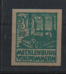 SBZ- MVP, 1946, Mi.- Nr.: 39 zb U! **, Fotoattest Kramp BPP: echt +, ....., einwandfrei! Kabinettstück! Rarität!