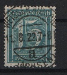 DR, Infla, 1922, Mi.- Nr.: 179, gestempelt, geprüft Zirkenbach / Infla Berlin! Qualitätsstück! Selten!
