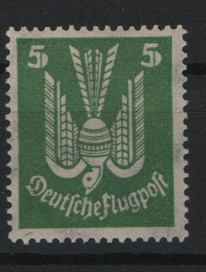 DR / Weimar, 1924, Mi.- Nr.: 344 Y, **, Holztaube, geprüft Schlegel BPP! Selten!