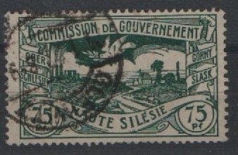 Dt. Abstimmungsgebiete, Oberschlesien, 1920, Mi.- Nr.: 24 b, gestempelt,  FA Gruber BPP! Gute Kabinetterhaltung, selten!