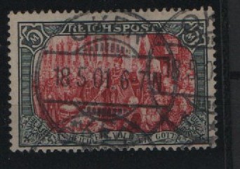 DR, Germania- Reichspost, Mi.- Nr.: 66, Type IV, gestempelt, akt. FA Kroschel VP / VPEX; e+e! Qualitätsstück! Selten!