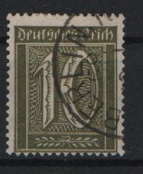 DR, Infla, 1922, Mi.- Nr.: 178, gestempelt, signiert / geprüft Kurz! Gutes Bedarfsstück! Selten!