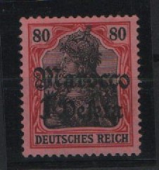 DAP, Marokko, 1906, Mi.- Nr.: 42 , *! Geprüft / signiert Dietrich! Kabinettstück! Selten!