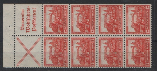 DR, Weimar, 1932, Mi.- Nr.: HBl. 73 B, **! Selten!