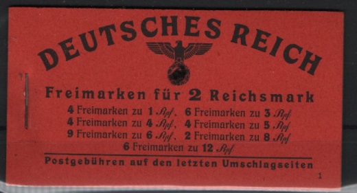 III. Reich, 1941, Markenheftchen, Mi.- Nr.: MH 48.3, **! Selten!