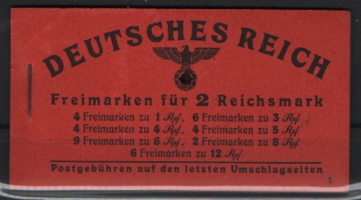 III. Reich, 1941, Markenheftchen, Mi.- Nr.: MH 48.3, **! Selten!