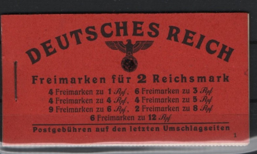 III. Reich, 1941, Markenheftchen, Mi.- Nr.: MH 48.3.1, **! Selten!