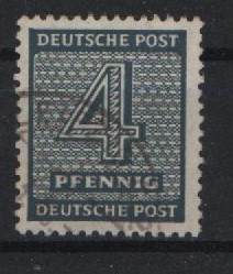 SBZ, West- Sachsen, 1945, Mi.- Nr.: 127 za, gestempelt, tiefstgeprüft Ströh BPP! Luxusstück! RR!