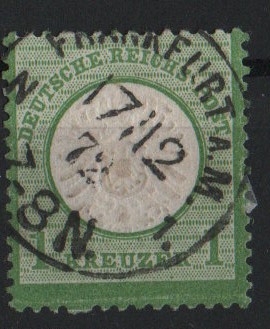 Dt. Kaiserreich, Brustschilder, 1872, Mi.- Nr.: 23 b FZL, gestempelt, Befund Sommer: echt + ....! Seltenes Bedarfsstück!