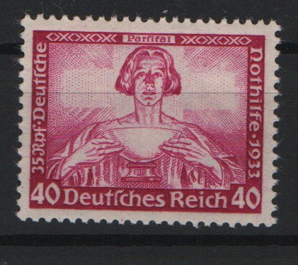 III. Reich, 1933, Mi.- Nr.: 507, **, mit akt. Fotoattest Schlegel BPP; echt und einwandfrei! Luxusstück!