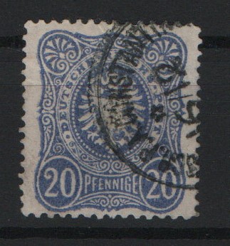 DAP Türkei, ca. 1877, Mi.- Nr.: V 34 (verbreitertes Vormat?), gestempelt