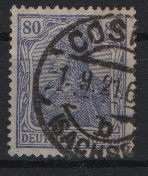 DR, Infla, 1921, Mi.- Nr.: 149 b, gestempelt, tiefstgeprüft infla berlin ...! Seltenes Luxusstück!