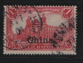 Dt. Auslandspostämter, China, 1901 / 04, Mi.- Nr.: 24, gestempelt! Signiert J. H. Stolow! Selten!